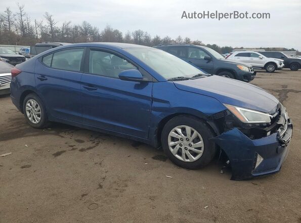 5NPD74LF5KH491062 2019 HYUNDAI ELANTRA Синий 