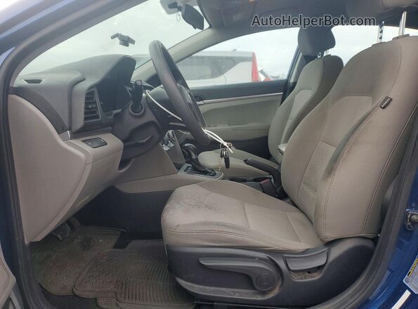5NPD74LF5KH491062 2019 HYUNDAI ELANTRA Синий 