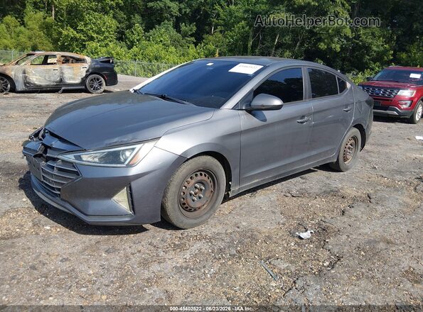 5NPD74LF5KH495144 2019 HYUNDAI ELANTRA Black Առջևի ձախ երեք քառորդ տեսարան