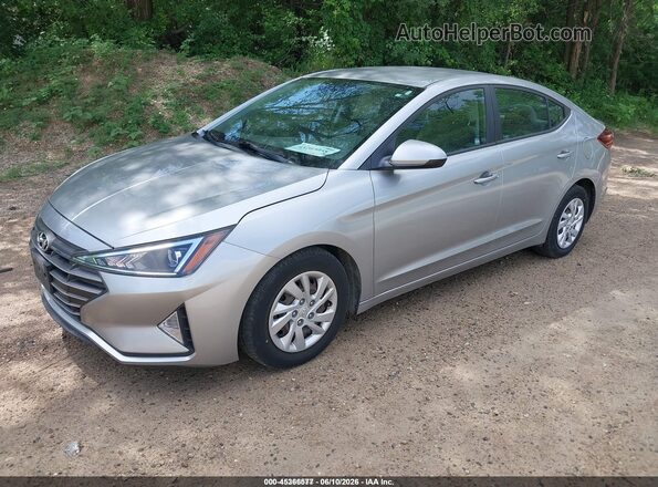 5NPD74LF5LH603540 2020 HYUNDAI ELANTRA Silver Vista tres cuartos delantera izquierda