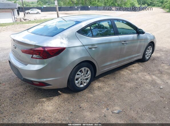 5NPD74LF5LH603540 2020 HYUNDAI ELANTRA Silver Trasero derecho