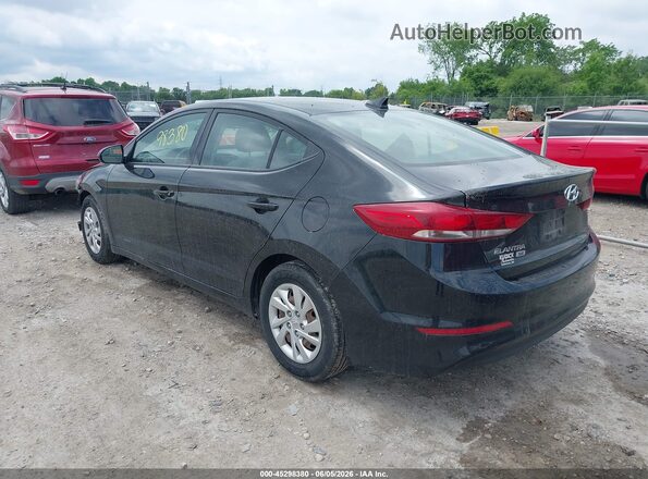 5NPD74LF6HH068323 2017 HYUNDAI ELANTRA Black Հետևի ձախ