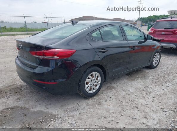 5NPD74LF6HH068323 2017 HYUNDAI ELANTRA Black Հետևի աջ