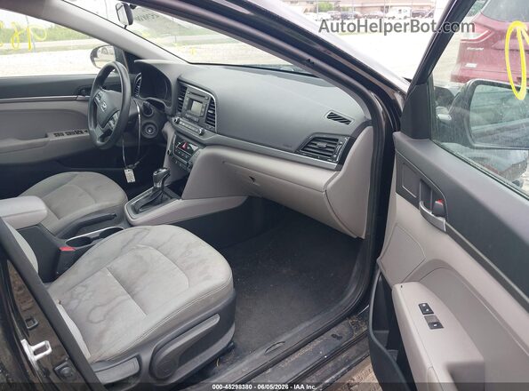 5NPD74LF6HH068323 2017 HYUNDAI ELANTRA Black Սալոնի դիմացի տեսք