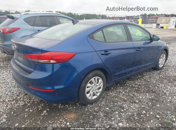 5NPD74LF6HH069455 2017 HYUNDAI ELANTRA Blue 