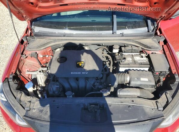 5NPD74LF6HH090130 2017 HYUNDAI ELANTRA Red 