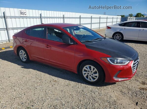 5NPD74LF6HH090130 2017 HYUNDAI ELANTRA Red 