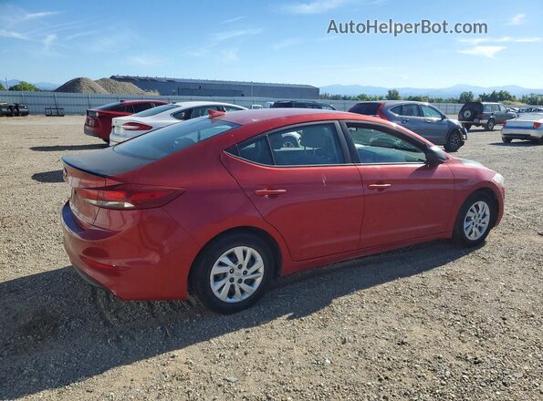 5NPD74LF6HH090130 2017 HYUNDAI ELANTRA Red 