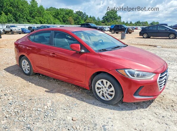 5NPD74LF6HH111655 2017 HYUNDAI ELANTRA Красный Передняя правая четверть