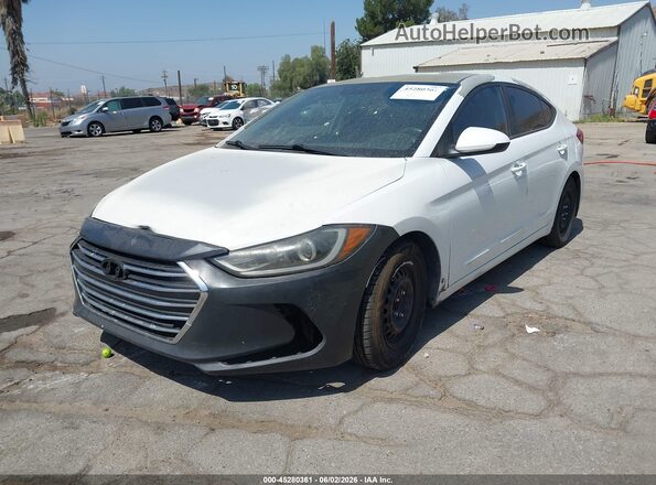 5NPD74LF6HH137835 2017 HYUNDAI ELANTRA White 