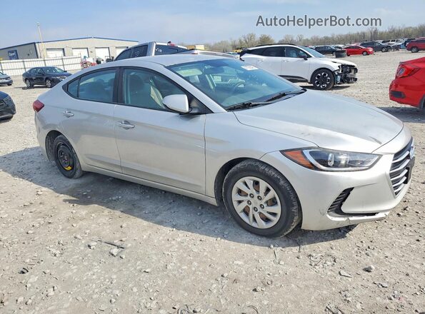 5NPD74LF6JH235222 2018 HYUNDAI ELANTRA Silver 