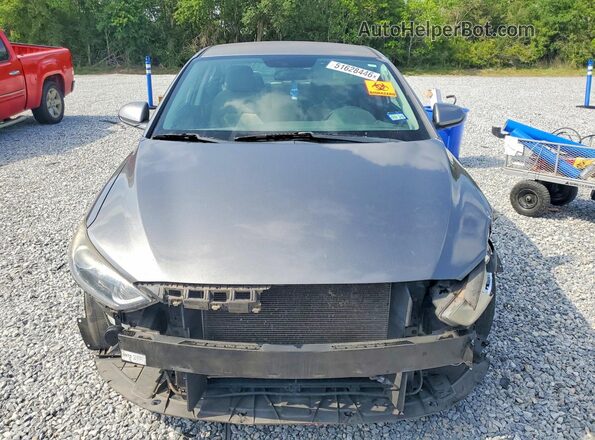 5NPD74LF6JH246253 2018 HYUNDAI ELANTRA Gray Front view