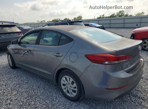 5NPD74LF6JH246253 2018 HYUNDAI ELANTRA Gray Rear left
