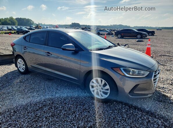 5NPD74LF6JH353769 2018 HYUNDAI ELANTRA Gray 