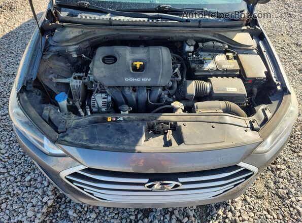 5NPD74LF6JH353769 2018 HYUNDAI ELANTRA Gray 