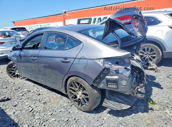 5NPD74LF6JH355070 2018 HYUNDAI ELANTRA Gray Задня ліва чверть