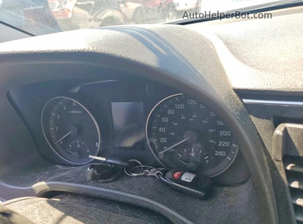 5NPD74LF6JH355070 2018 HYUNDAI ELANTRA Gray Вид щитка приладів
