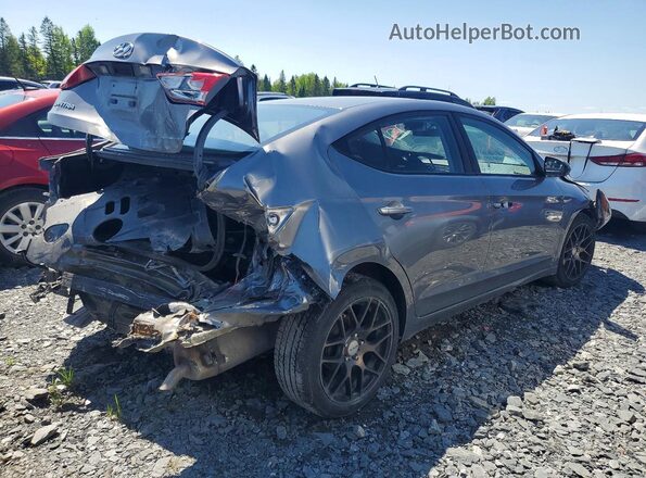 5NPD74LF6JH355070 2018 HYUNDAI ELANTRA Gray Задня права чверть