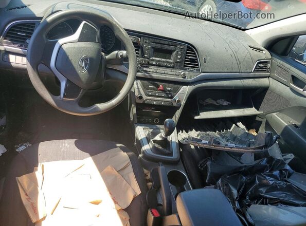 5NPD74LF6JH355070 2018 HYUNDAI ELANTRA Gray Вид панелі приладів