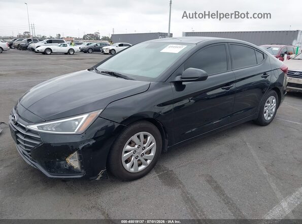 5NPD74LF6KH405547 2019 HYUNDAI ELANTRA Black Przód lewy