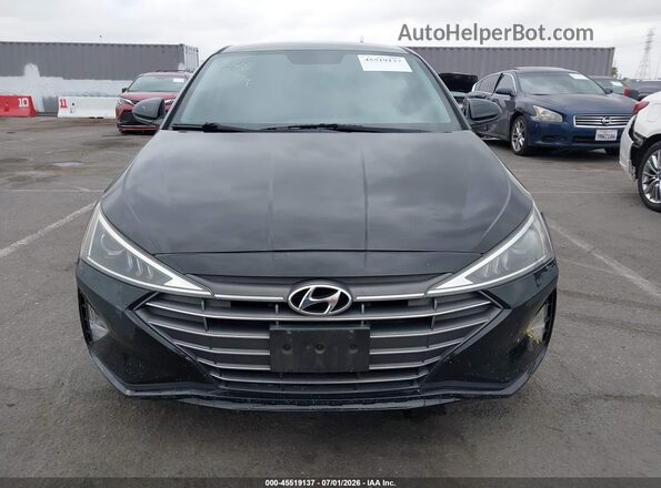5NPD74LF6KH405547 2019 HYUNDAI ELANTRA Black Widok zestawu wskaźników