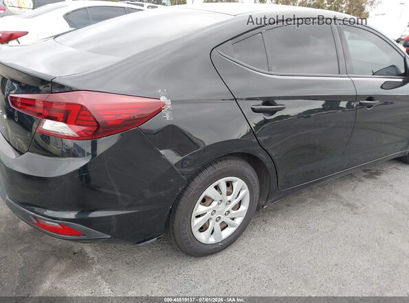 5NPD74LF6KH405547 2019 HYUNDAI ELANTRA Black Widok z przodu