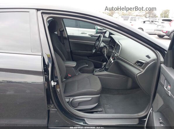 5NPD74LF6KH405547 2019 HYUNDAI ELANTRA Black Widok wnętrza z przodu