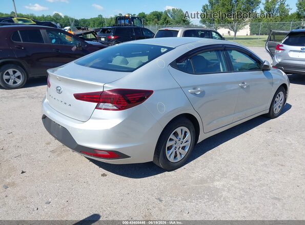 5NPD74LF6KH419254 2019 HYUNDAI ELANTRA Silver Tył prawy
