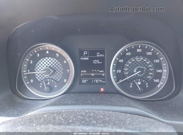 5NPD74LF6KH419254 2019 HYUNDAI ELANTRA Silver Widok tylnych siedzeń