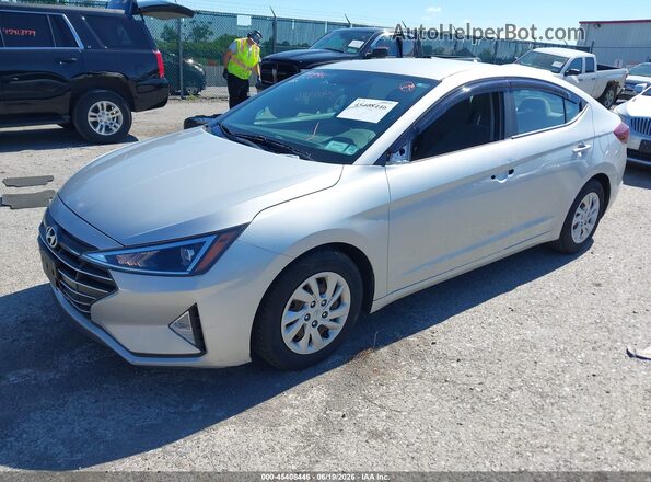 5NPD74LF6KH419254 2019 HYUNDAI ELANTRA Silver Przód lewy