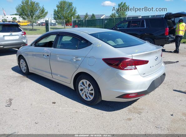 5NPD74LF6KH419254 2019 HYUNDAI ELANTRA Silver Tył lewy