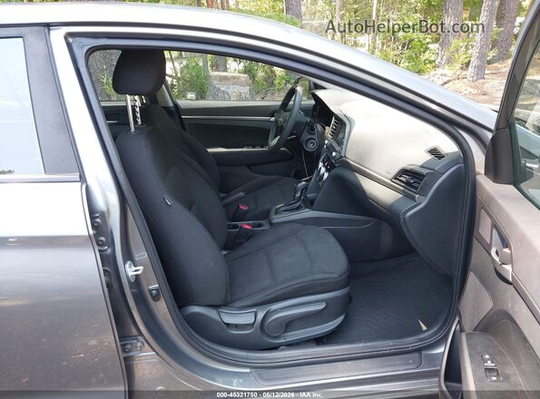 5NPD74LF6KH457924 2019 HYUNDAI ELANTRA Gray Սալոնի դիմացի տեսք