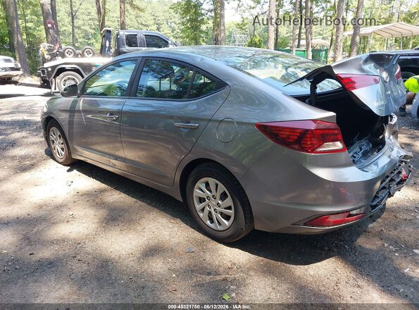 5NPD74LF6KH457924 2019 HYUNDAI ELANTRA Gray Հետևի ձախ