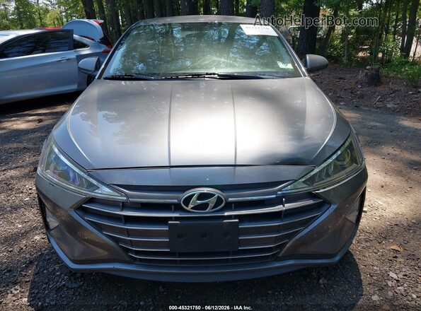 5NPD74LF6KH457924 2019 HYUNDAI ELANTRA Gray Սարքավորումների վահանակի տեսք