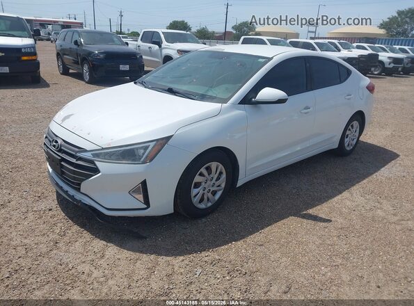 5NPD74LF6KH486579 2019 HYUNDAI ELANTRA White 