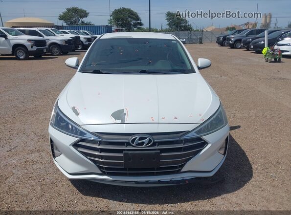 5NPD74LF6KH486579 2019 HYUNDAI ELANTRA White 