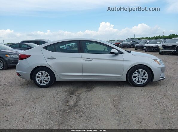 5NPD74LF6KH488056 2019 HYUNDAI ELANTRA Silver 