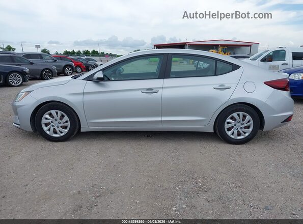 5NPD74LF6KH488056 2019 HYUNDAI ELANTRA Silver 