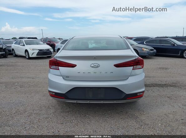 5NPD74LF6KH488056 2019 HYUNDAI ELANTRA Silver 