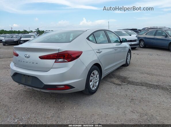 5NPD74LF6KH488056 2019 HYUNDAI ELANTRA Silver 