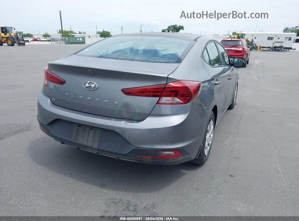 5NPD74LF6KH493130 2019 HYUNDAI ELANTRA Gray Հետևի աջ