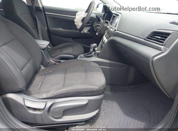 5NPD74LF6KH493130 2019 HYUNDAI ELANTRA Gray Սալոնի դիմացի տեսք