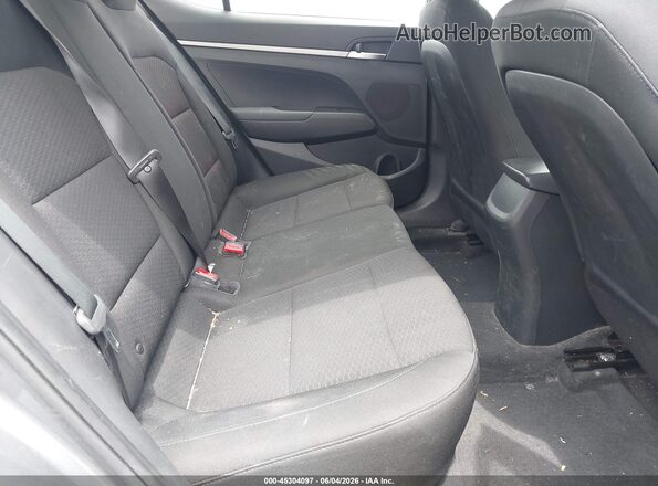 5NPD74LF6KH493130 2019 HYUNDAI ELANTRA Gray VIN կոդի պիտակի տեսք