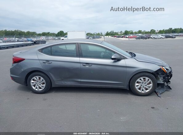 5NPD74LF6KH493130 2019 HYUNDAI ELANTRA Gray Սալոնի հետևի տեսք