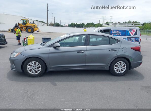 5NPD74LF6KH493130 2019 HYUNDAI ELANTRA Gray Սալոնի 360 աստիճան տեսք
