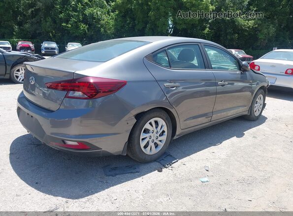 5NPD74LF6LH538892 2020 HYUNDAI ELANTRA Серый Задняя правая четверть