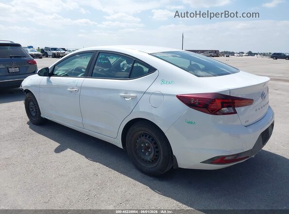 5NPD74LF6LH549200 2020 HYUNDAI ELANTRA White Հետևի ձախ