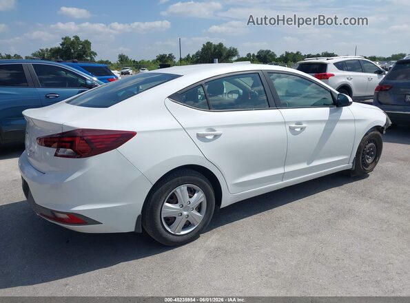 5NPD74LF6LH549200 2020 HYUNDAI ELANTRA White Հետևի աջ