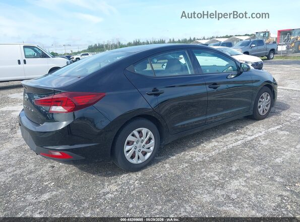 5NPD74LF6LH601277 2020 HYUNDAI ELANTRA Black Trasero derecho