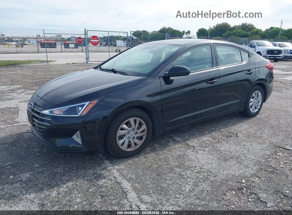 5NPD74LF6LH601277 2020 HYUNDAI ELANTRA Black Vista tres cuartos delantera izquierda
